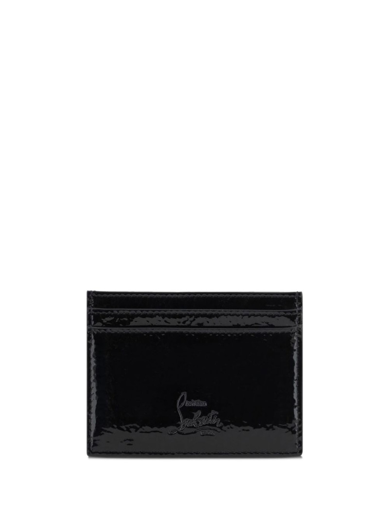 Christian Louboutin patent-leather card holder outlook
