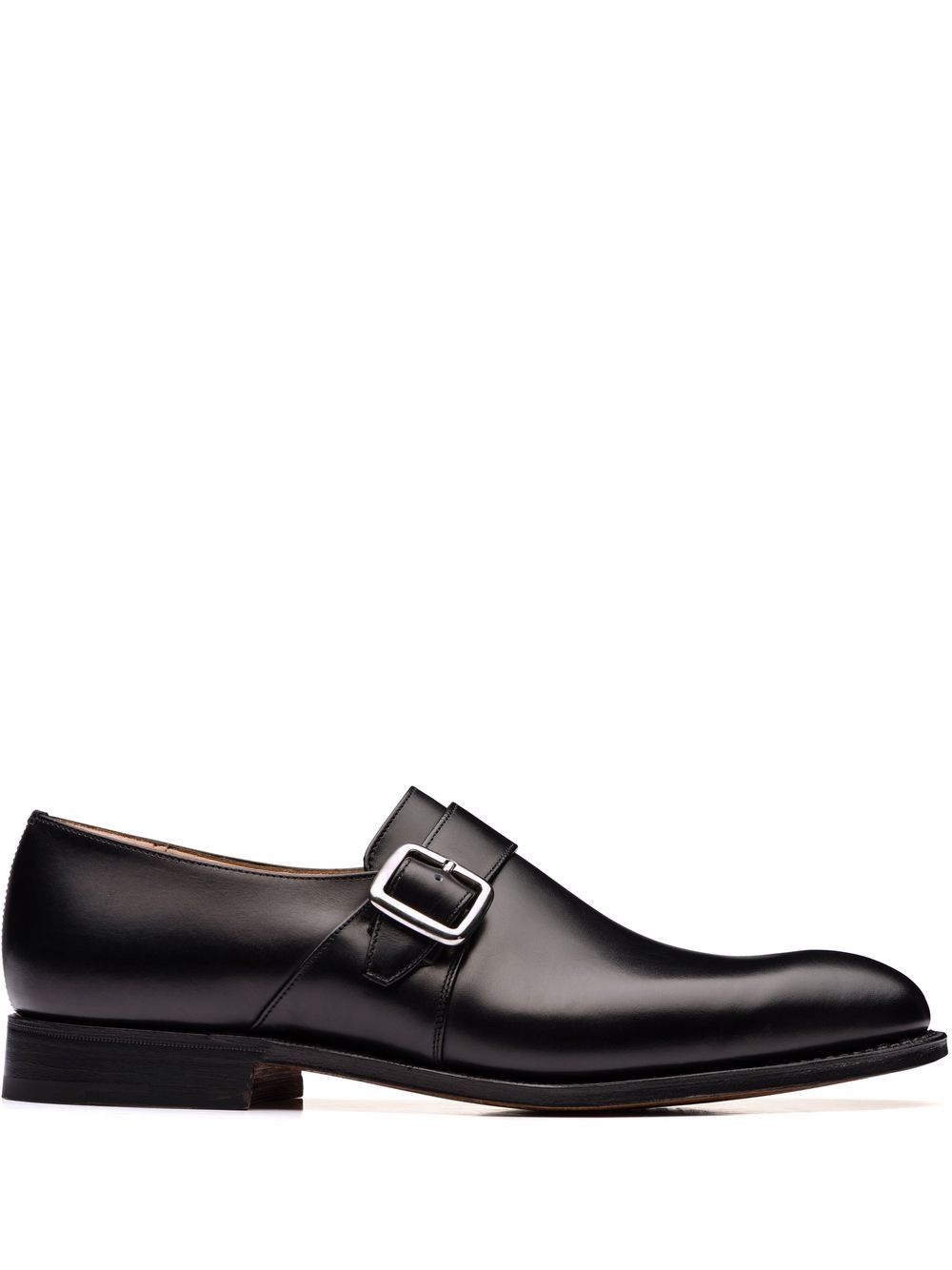almond-toe monk shoes - 1