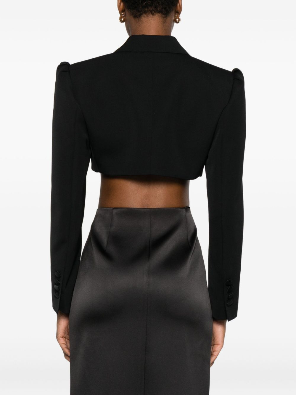 cropped bustier jacket - 4