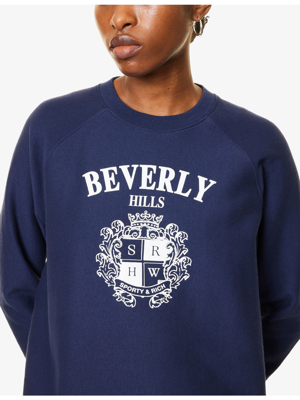 BH Crest Soft Round-Neck Cotton-Blend Sweatshirt - 5