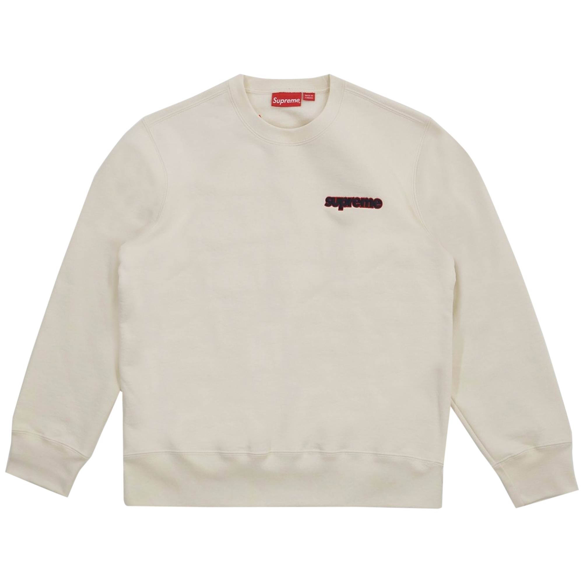 Supreme Connect Crewneck Sweatshirt 'Natural' - 1