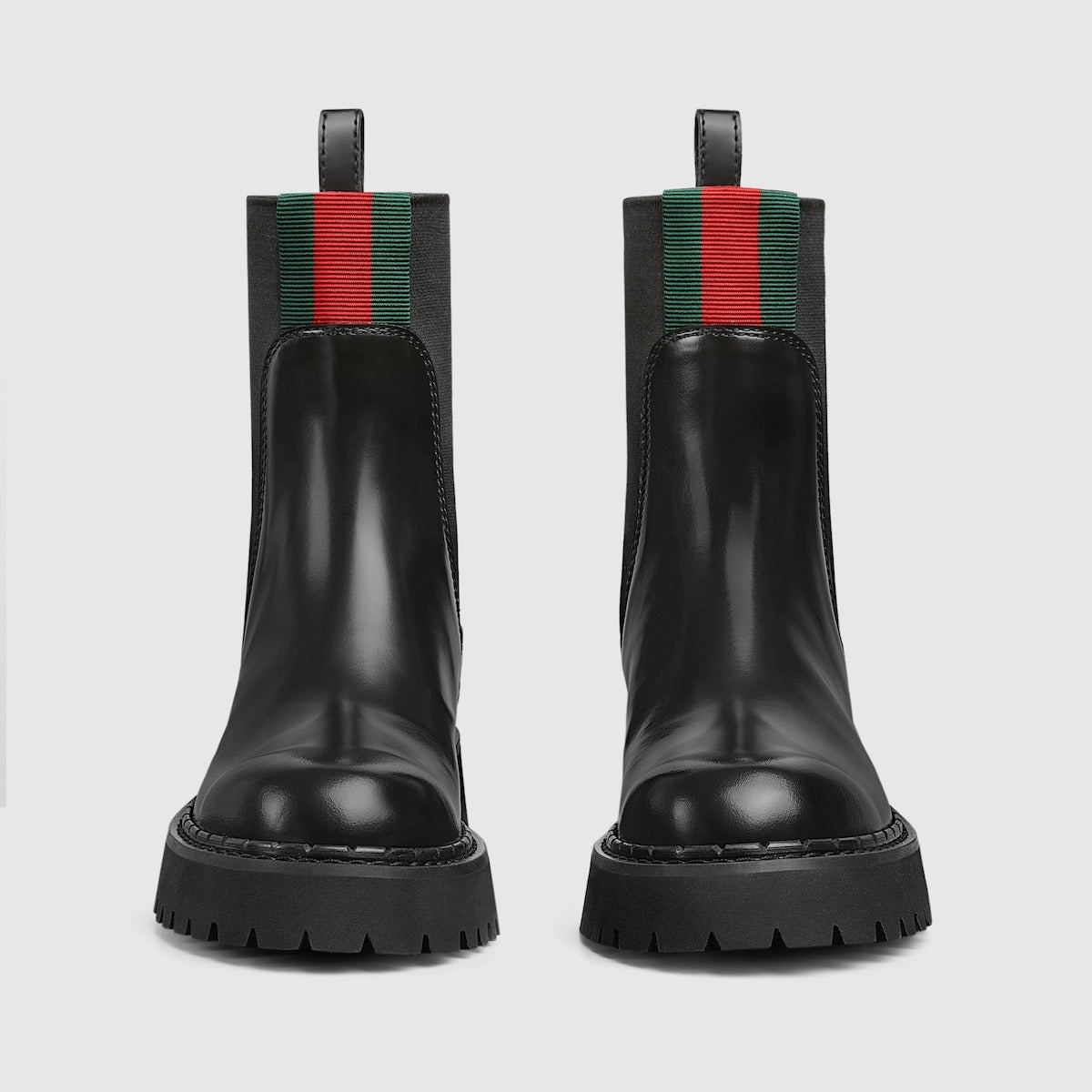 Gucci Wed Shiny Leather Boots - 3