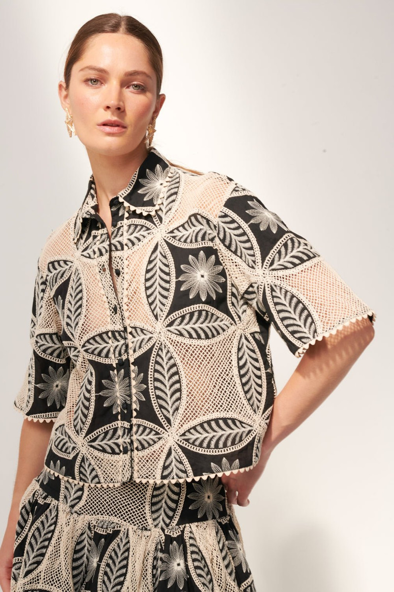 Poupette St Barth Shirt Java - Black outlook