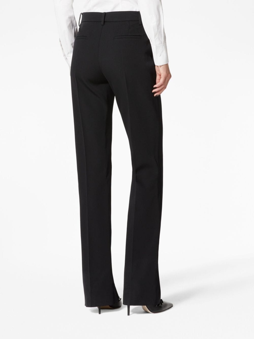 virgin wool tailored trousers - 4