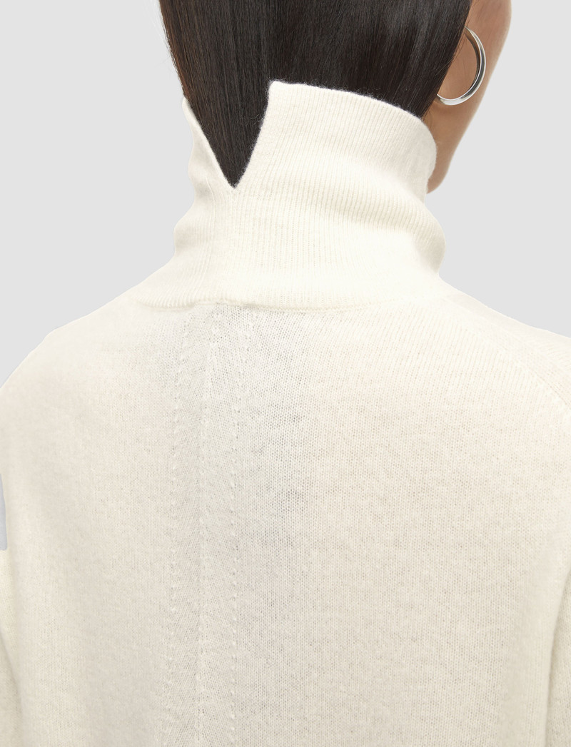 Light Pure Cashmere High Neck Jumper 6