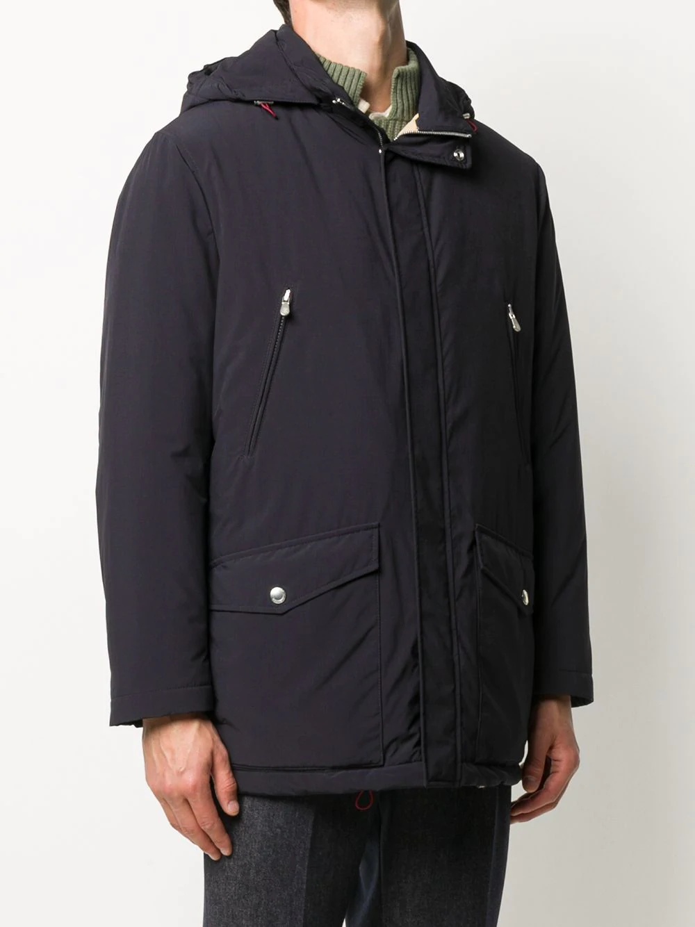 hooded padded jacket - 3