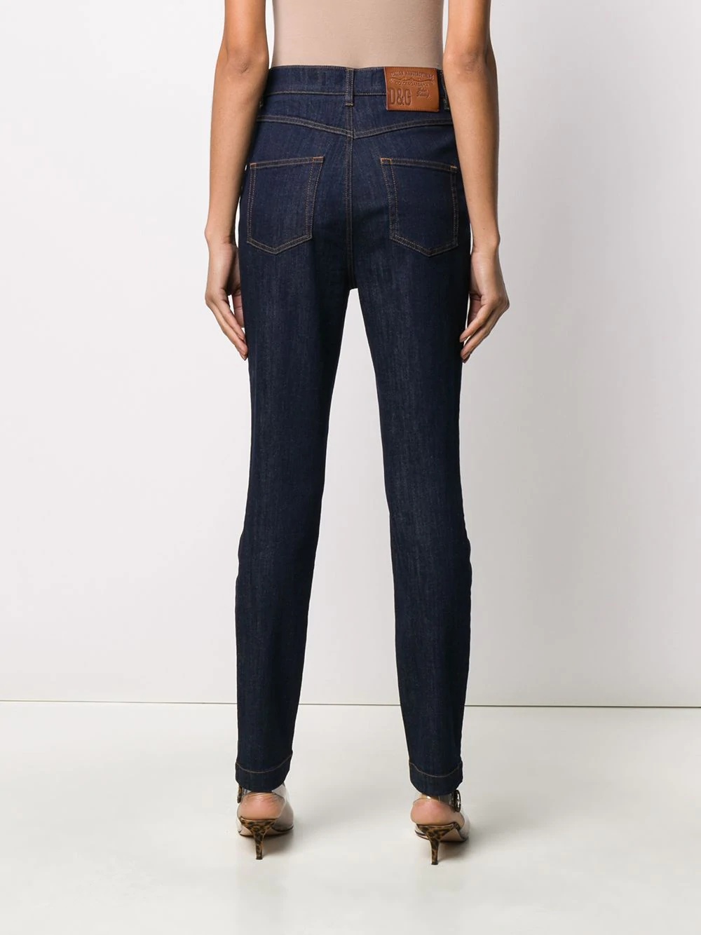 slim-fit denim jeans - 4