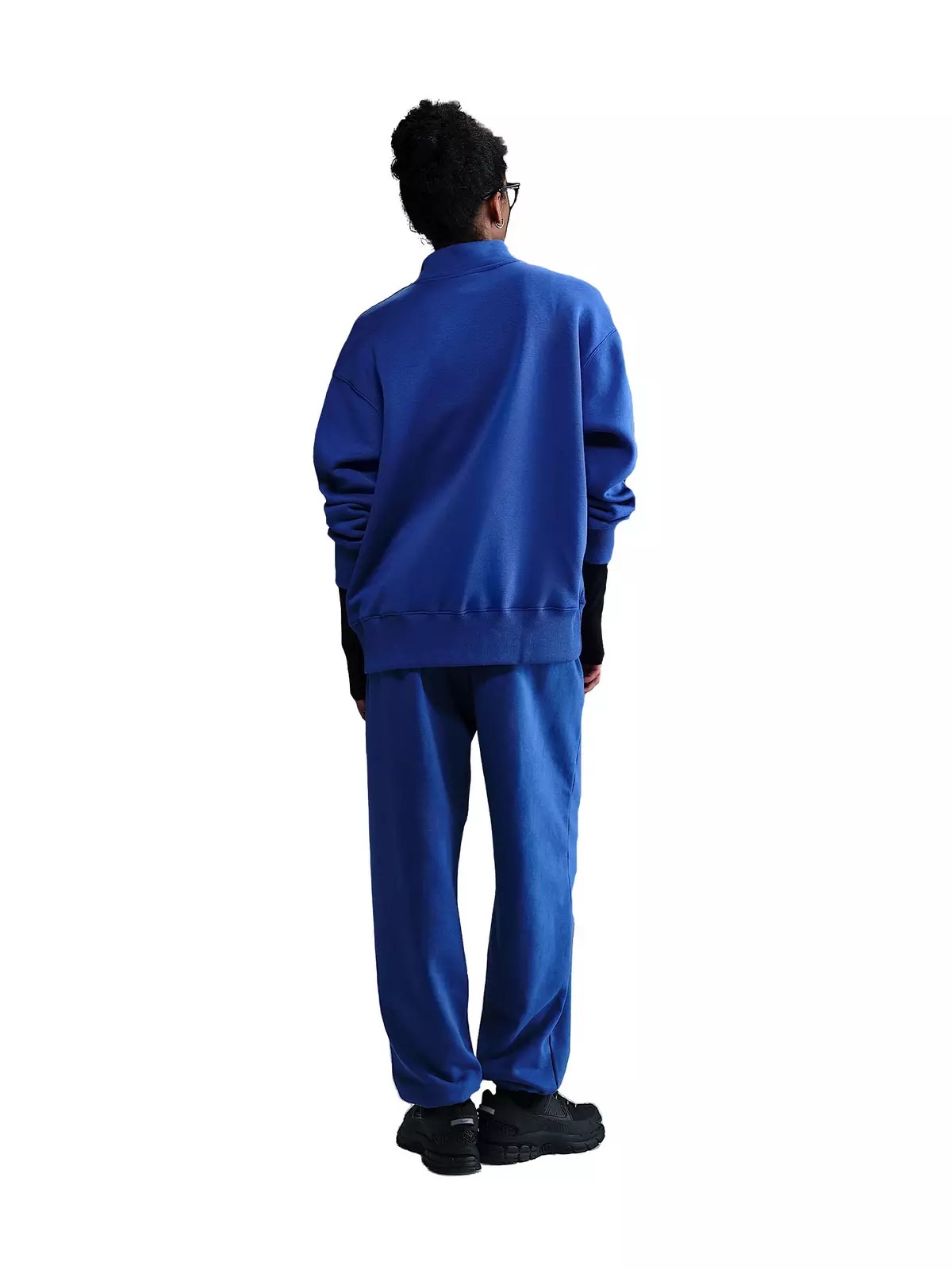 Women's Sportswear Phoenix Fleece Oversized 1/4 Zip Sweatshirt - Blue - 5
