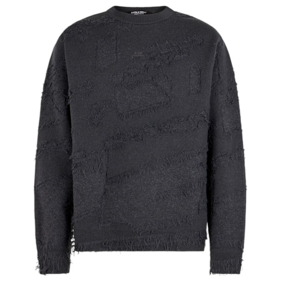 A Cold Wall Men's Black Woolen Frontage Jumper - 5