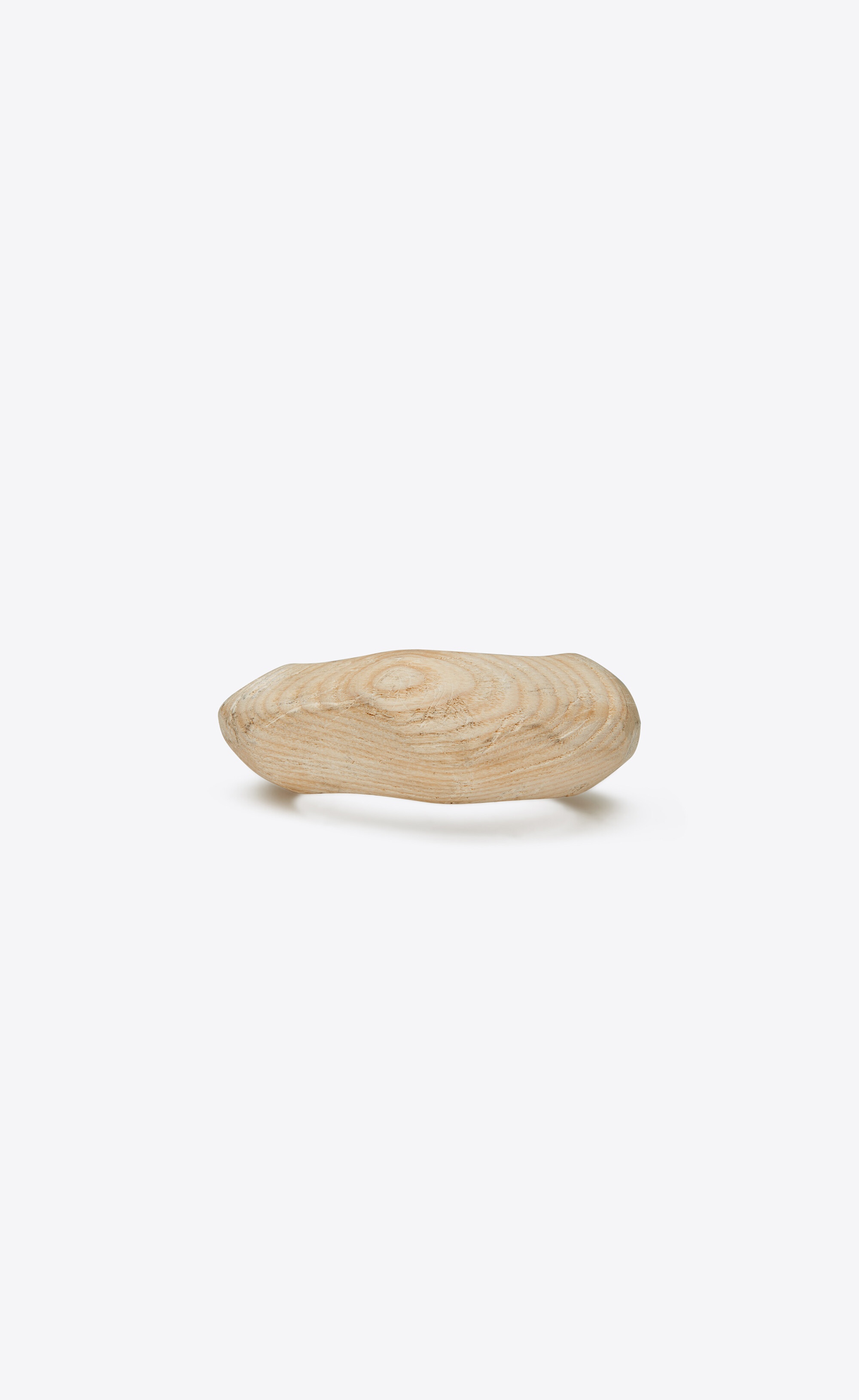 organic arty cuff bracelet in wood - 1