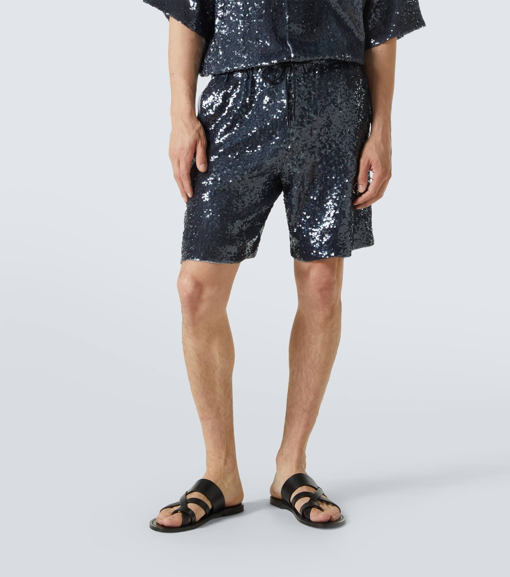 Sequined Bermuda shorts - 3