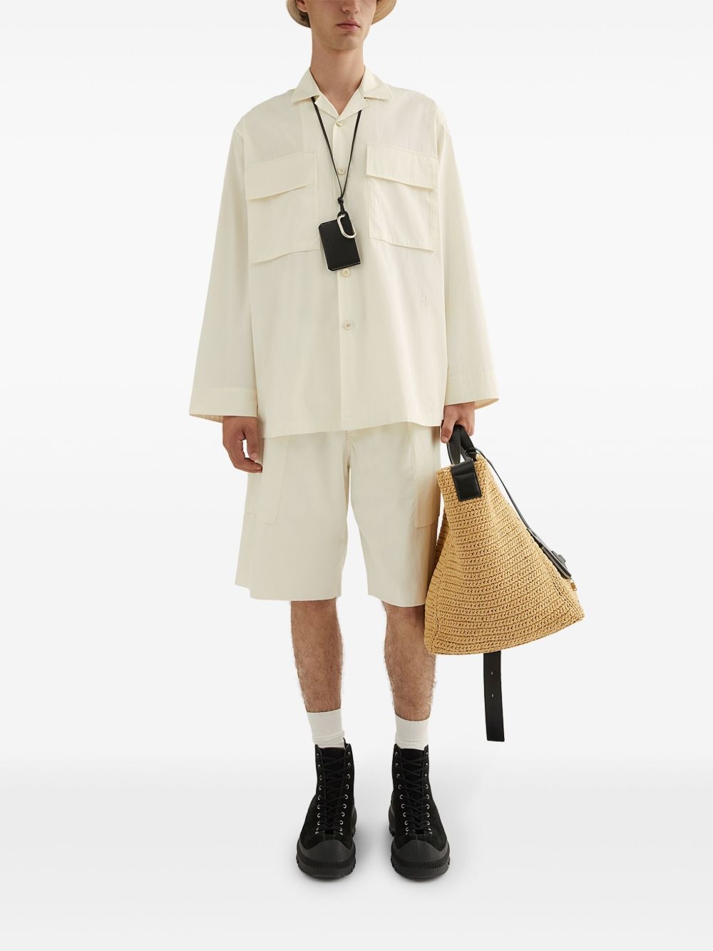flap-pocket shirt - 2