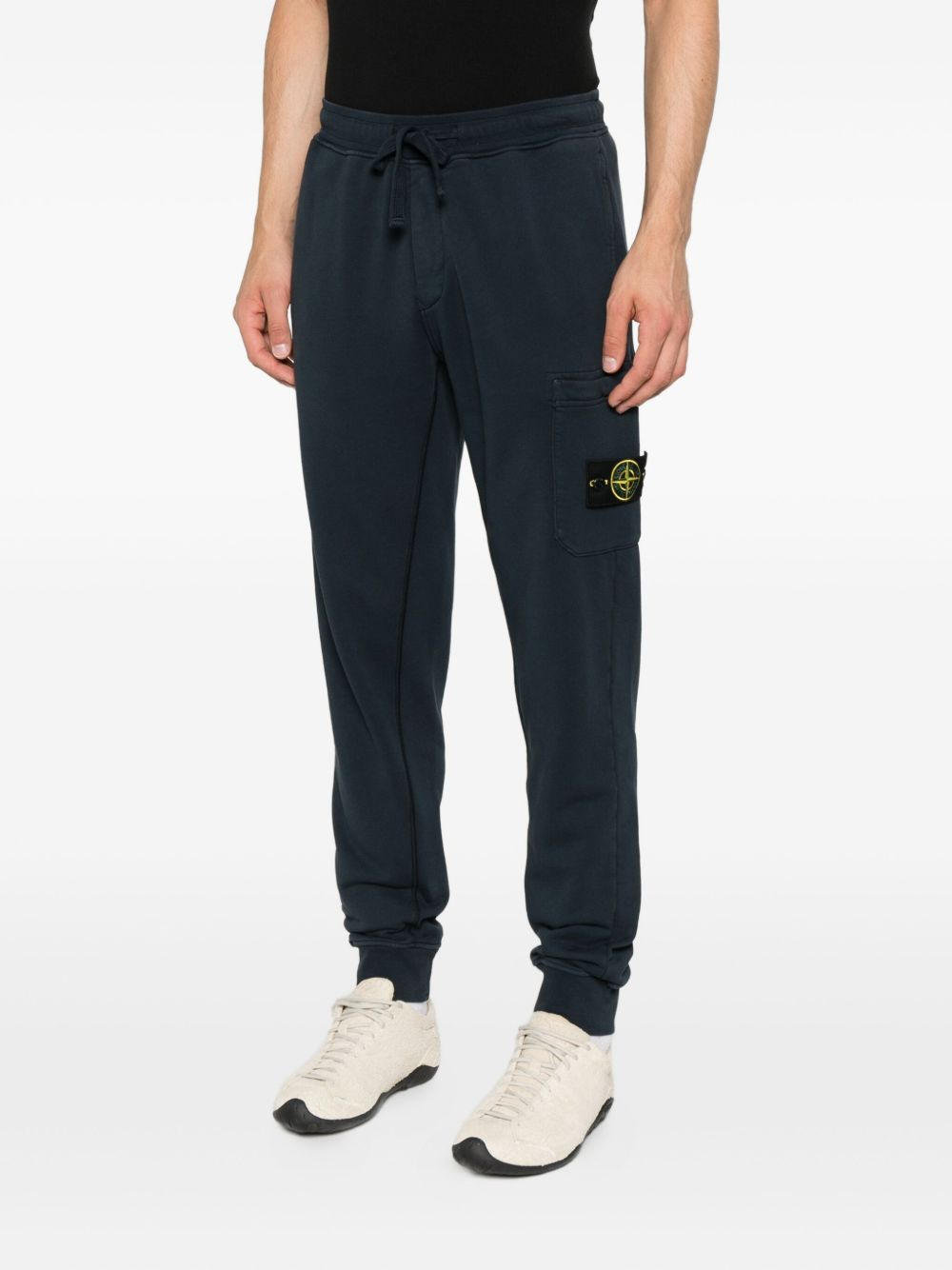 patch-pocket drawstring trousers - 3