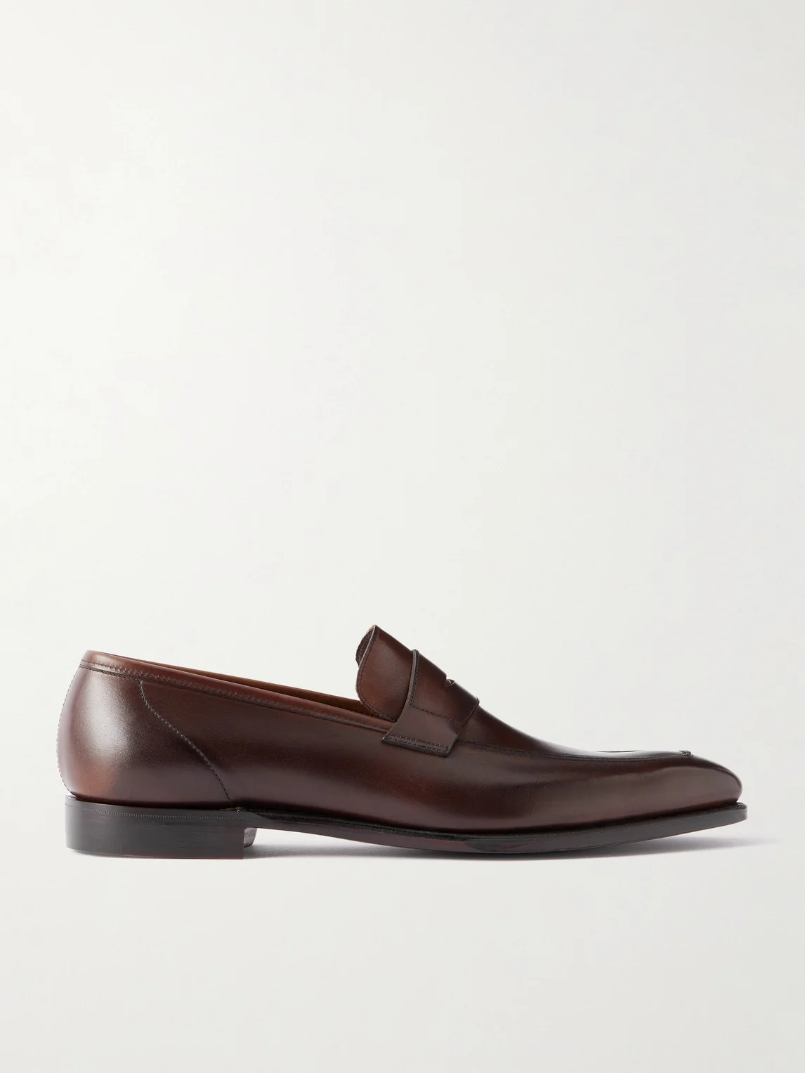 George Leather Penny Loafers - 1