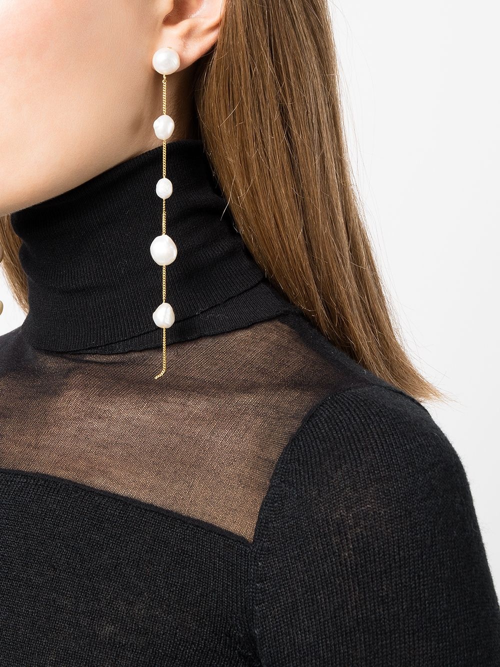 Atum pearl drop earrings - 2
