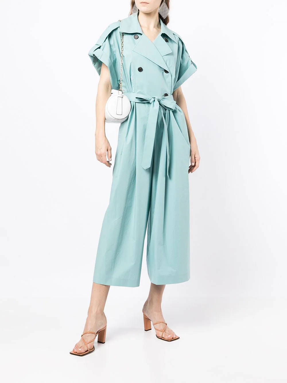 double-breasted trench dress - 2