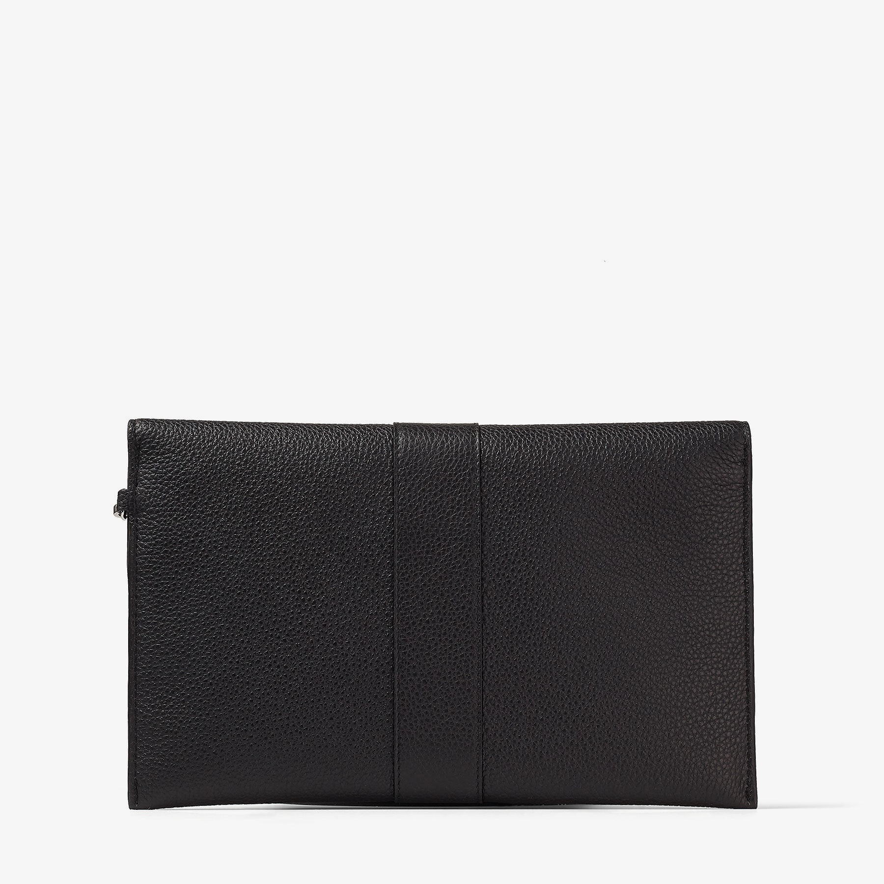 Madeline Envelope
Black Soft Grainy Calf Pouch with Crystal Buckle - 6
