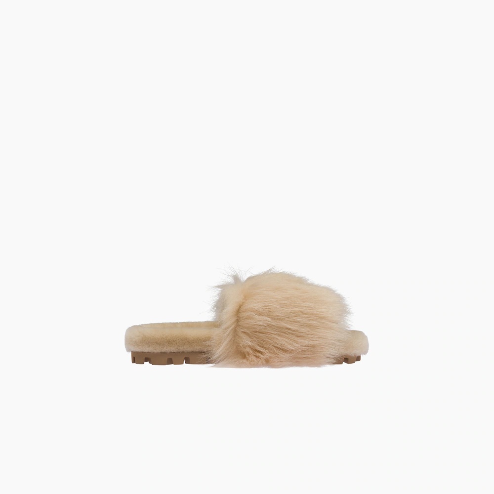 Shearling slides - 2