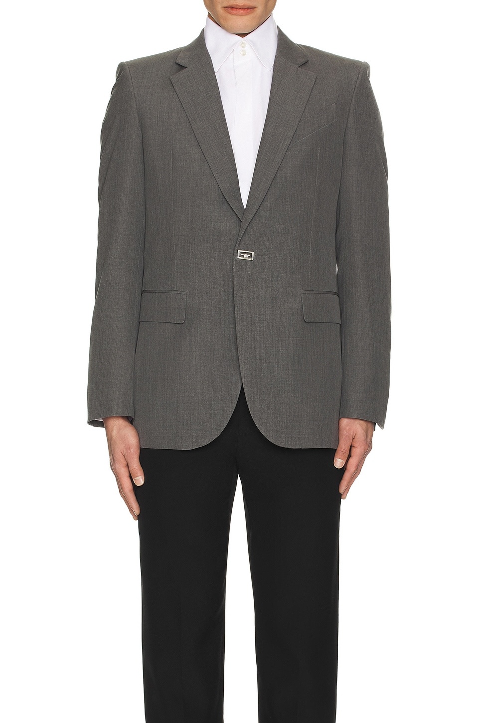 Single Breasted Blazer Jacket - 4
