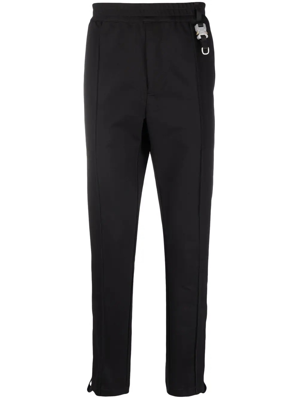 buckle-detailed skinny track pants - 1