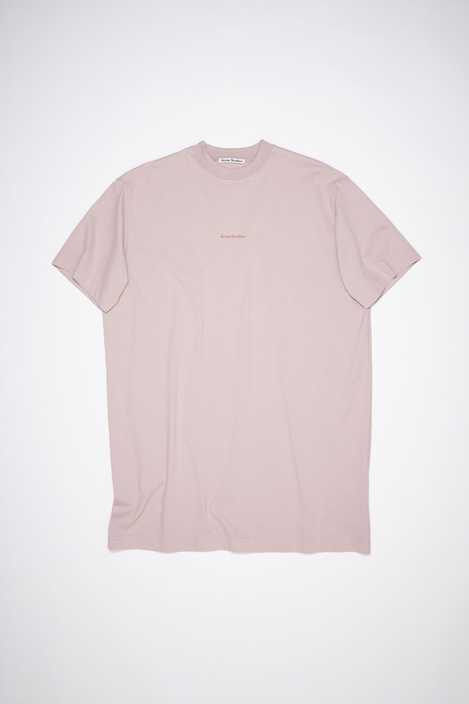 Logo t-shirt dress - Mauve pink - 4