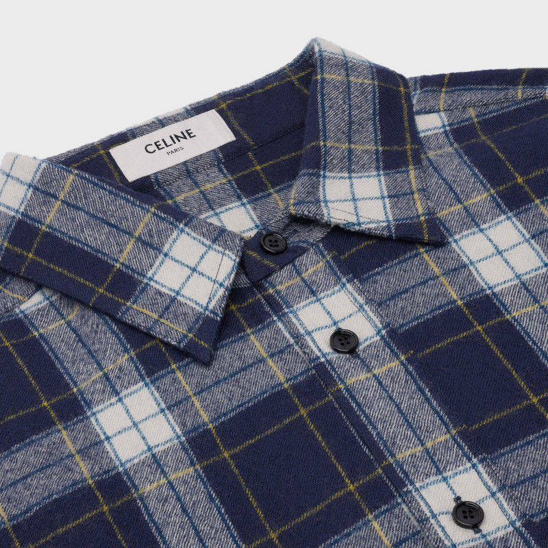 LOOSE SHIRT IN CHECKED WOOL 3
