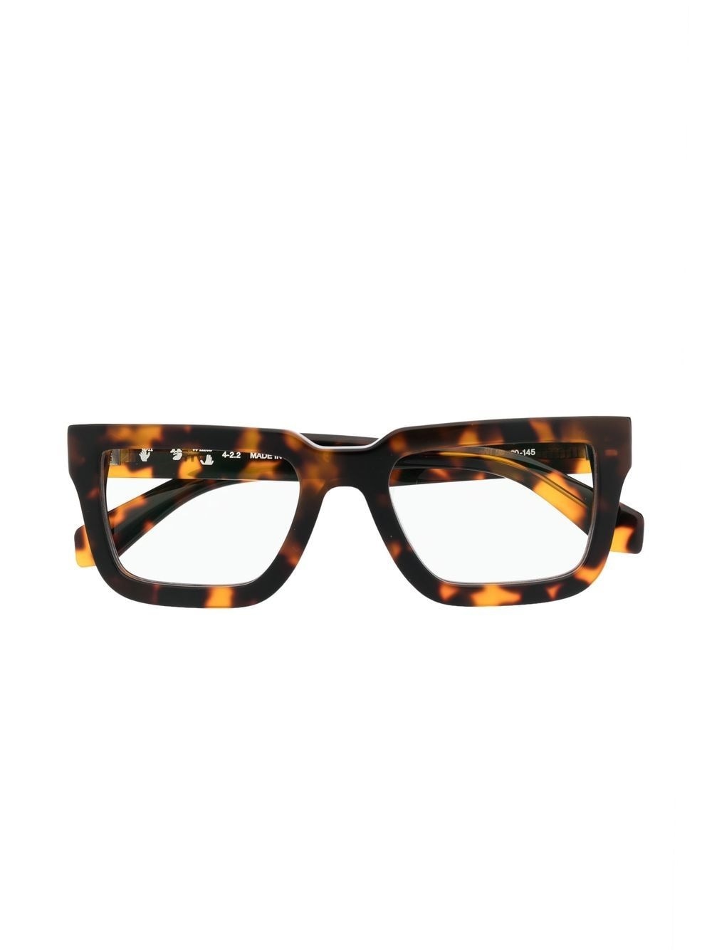 tortoiseshell square-frame optical glasses - 1