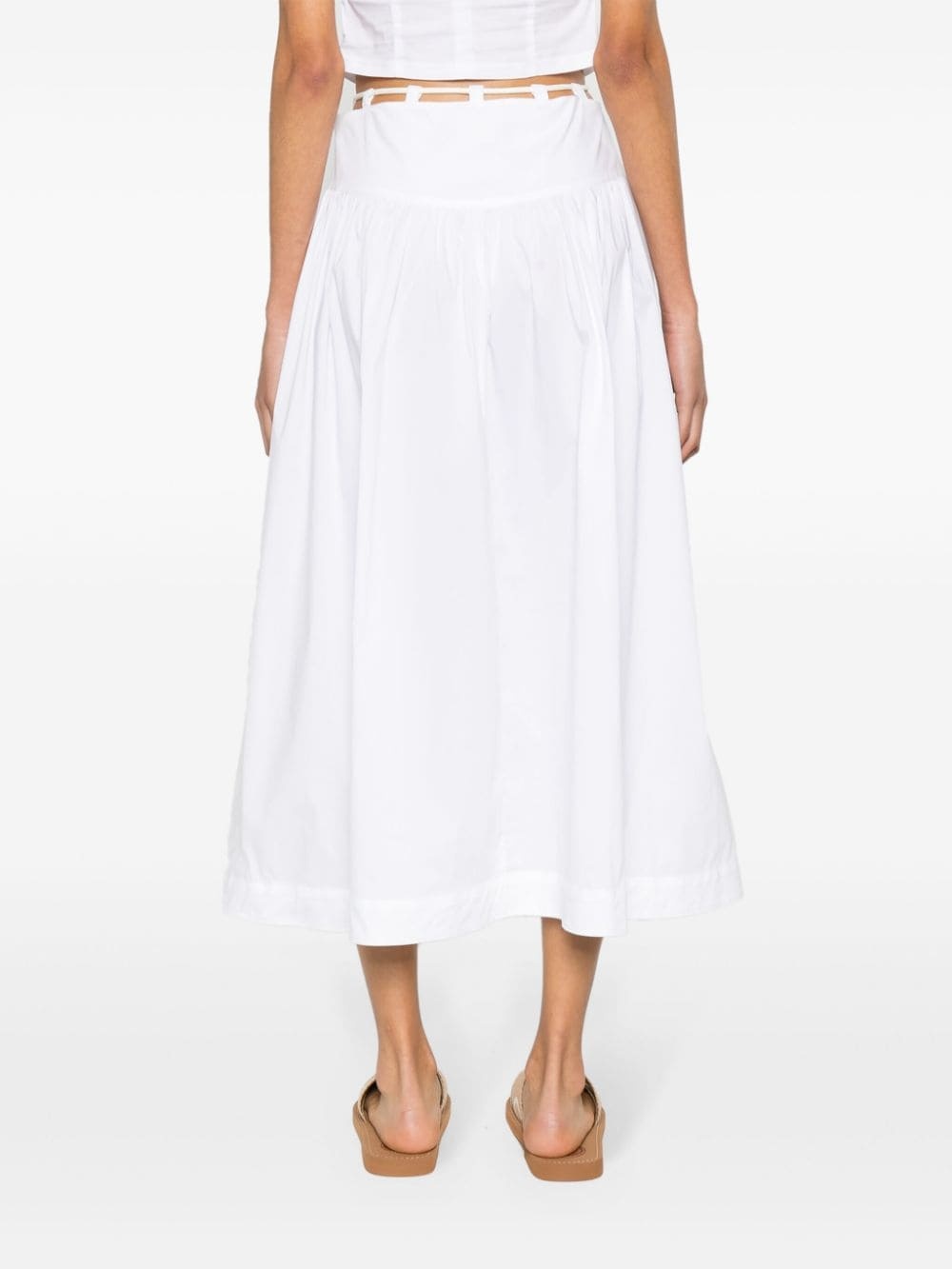 Grinch drawstring midi skirt - 4