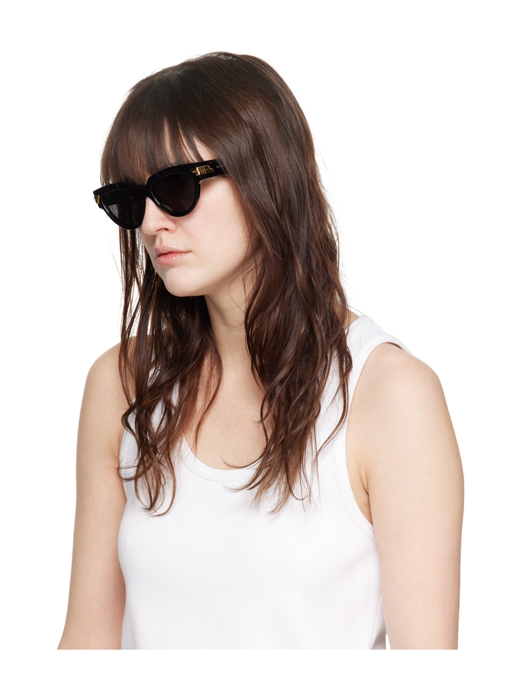 Black Cat-Eye Sunglasses - 4