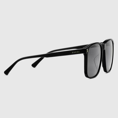 GUCCI Rectangular-frame sunglasses outlook