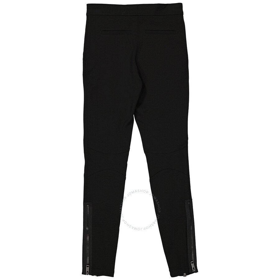Burberry Ladies Black Cutout Zip-Detail Skinny Jeans - 2