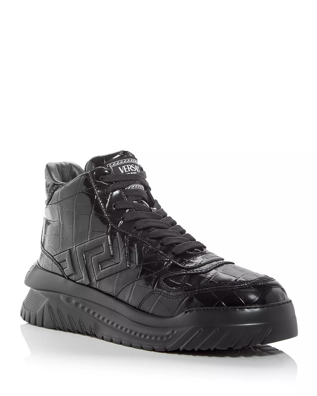 Odisssea Croc Embossed High Top Sneakers - 1