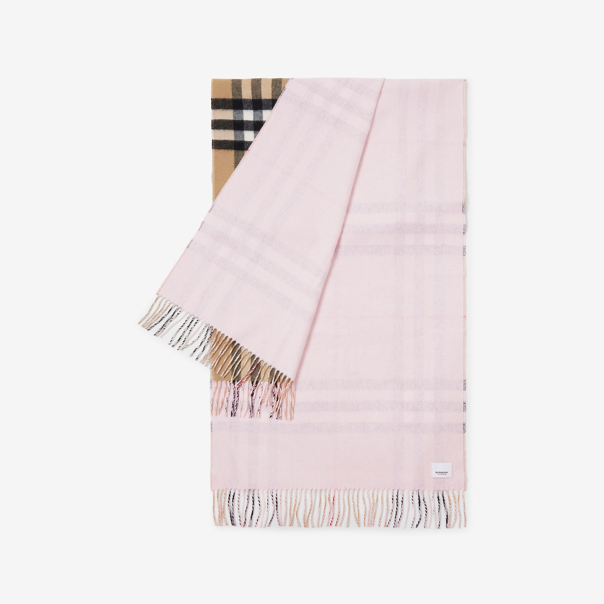 Reversible Check Cashmere Scarf - 3