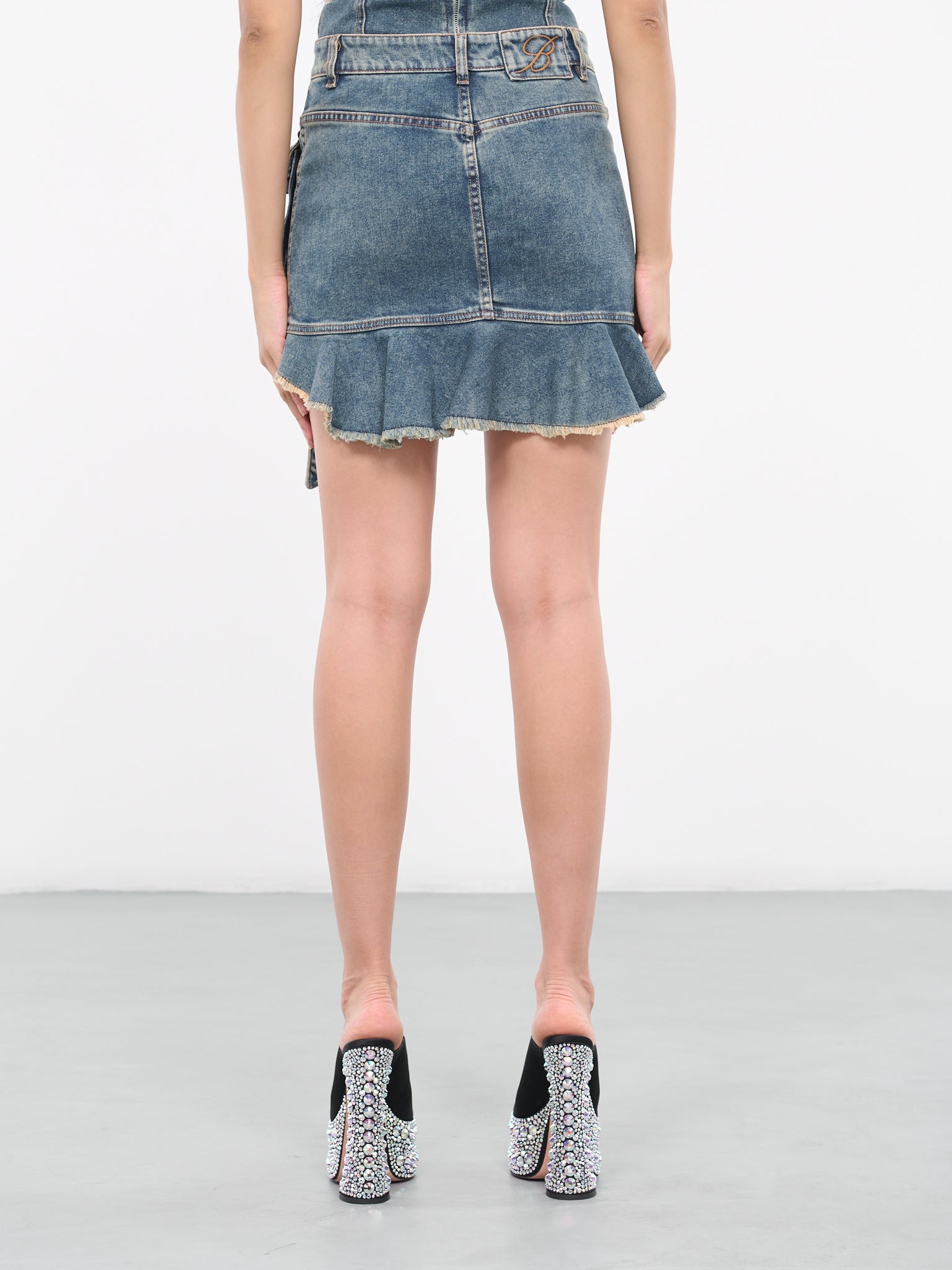 Jean Cargo Skirt - 3