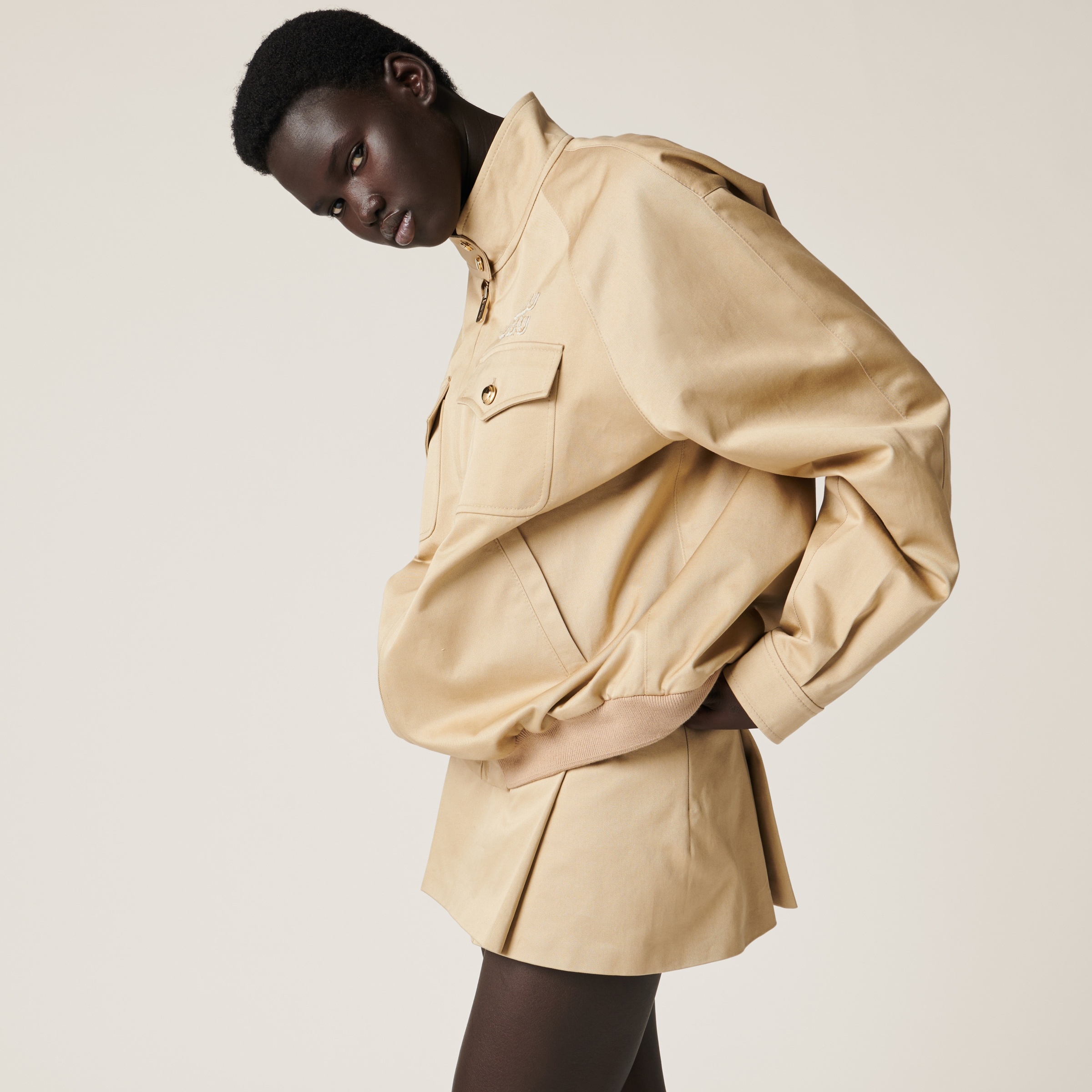 Chino blouson jacket - 4