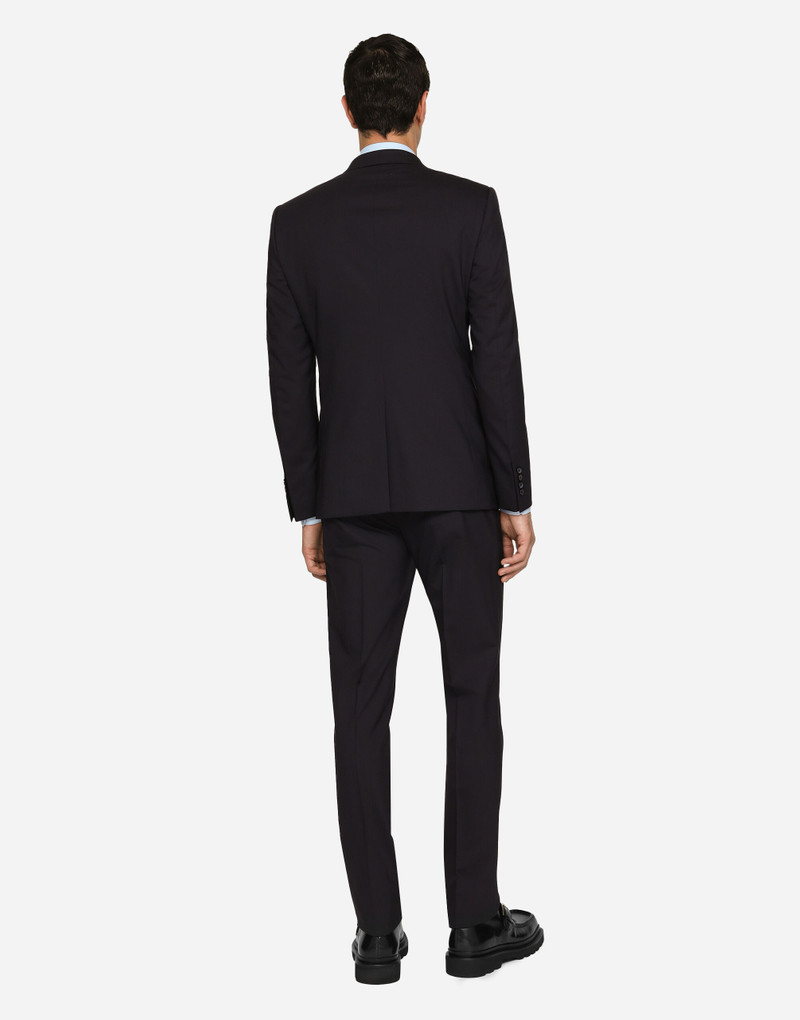 Double-breasted stretch wool Martini-fit suit 3