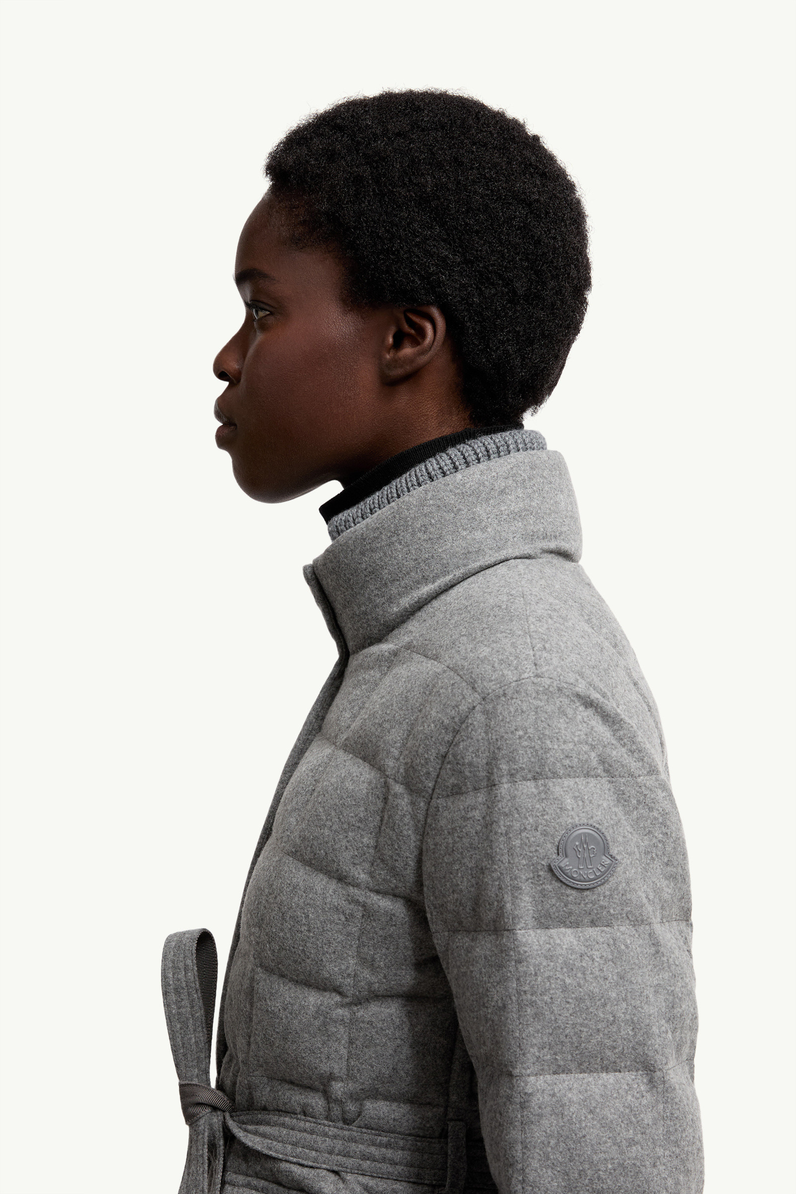 Bussettes Wool Blend Belted Short Down Jacket - 4