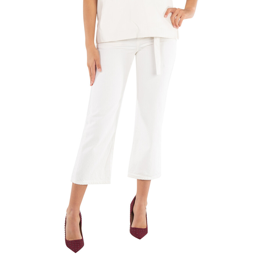 Sacai Ladies Boot Cut Denim Pants - 3