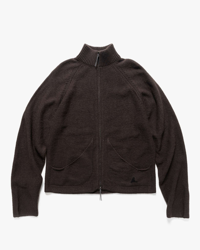 Mohair Cardigan Brown 1