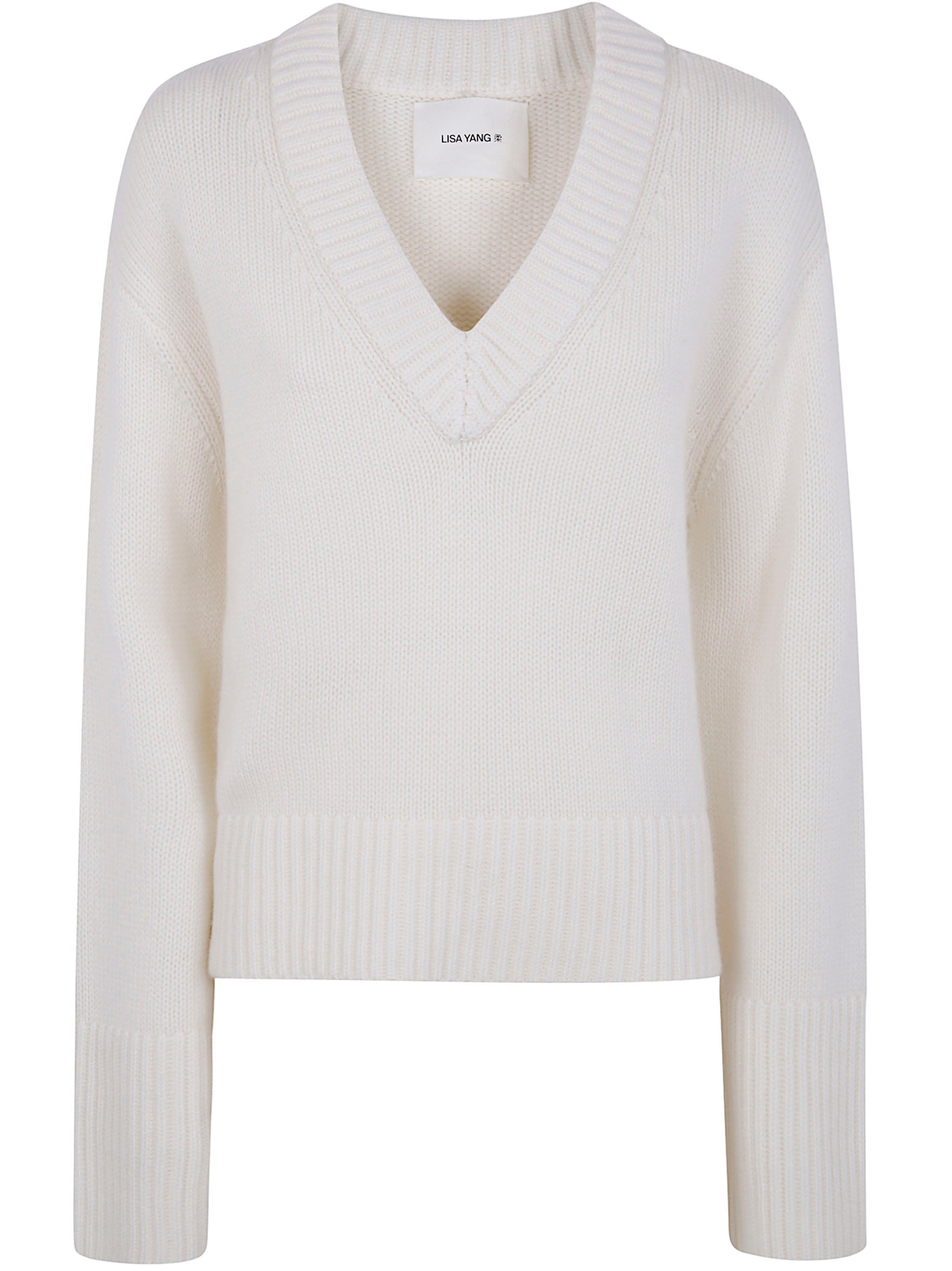 Lisa Yang Women "Aletta" Vneck Sweater - 6