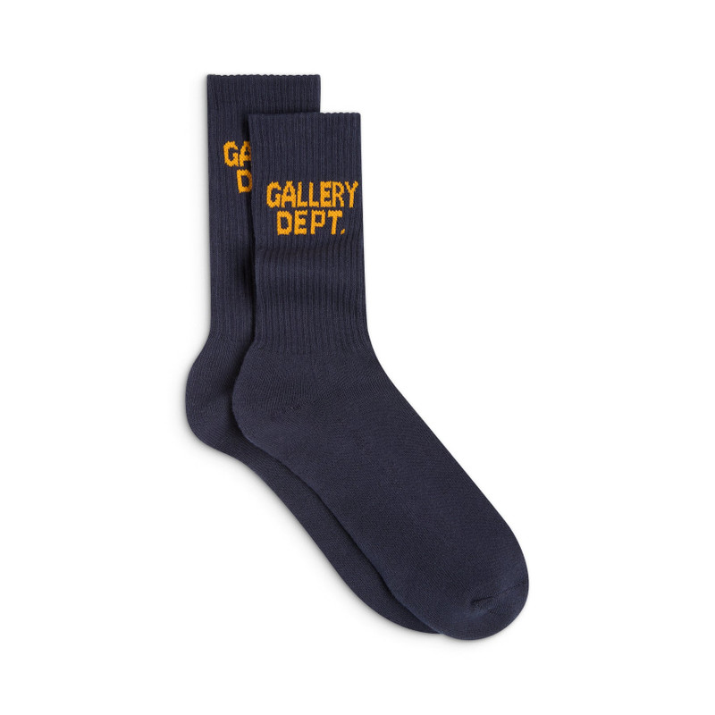 CLEAN VINTAGE NAVY SOCKS 1