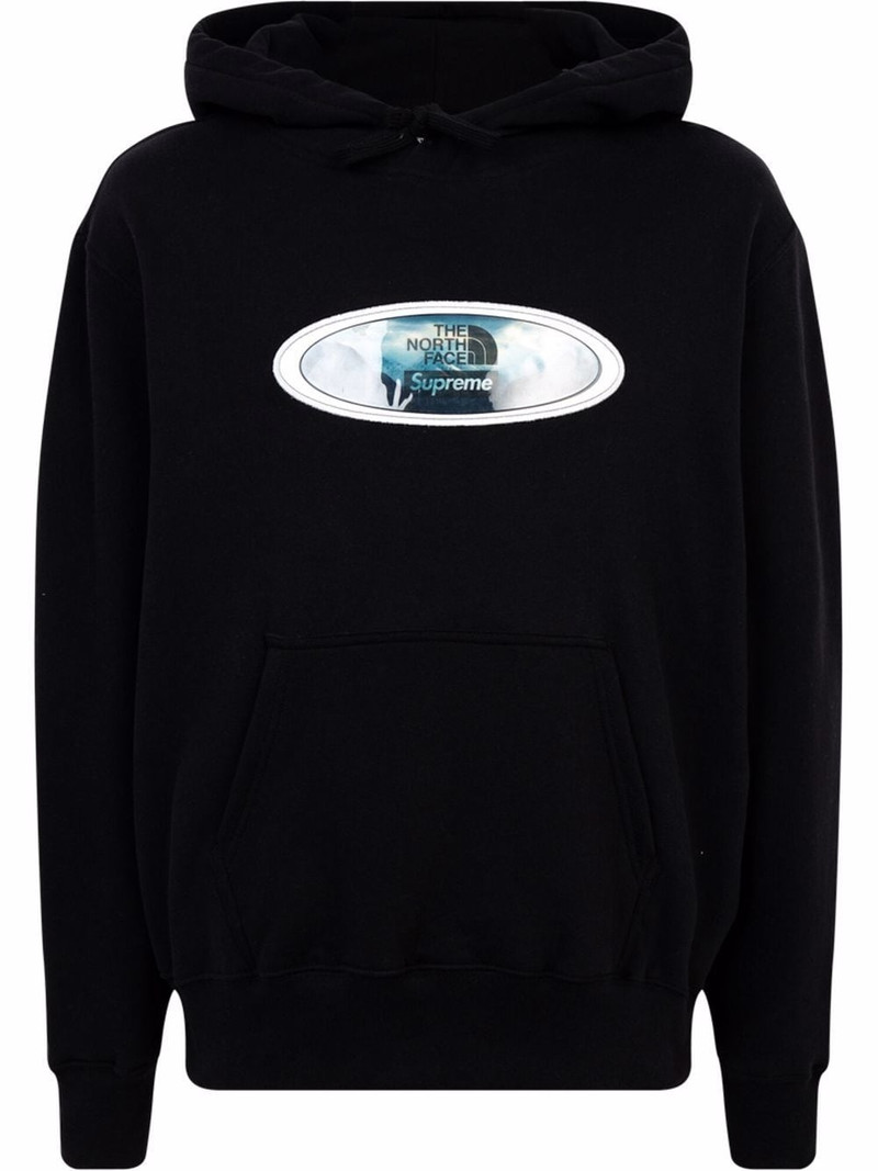 x TNF Lenticular Mountains hoodie 1
