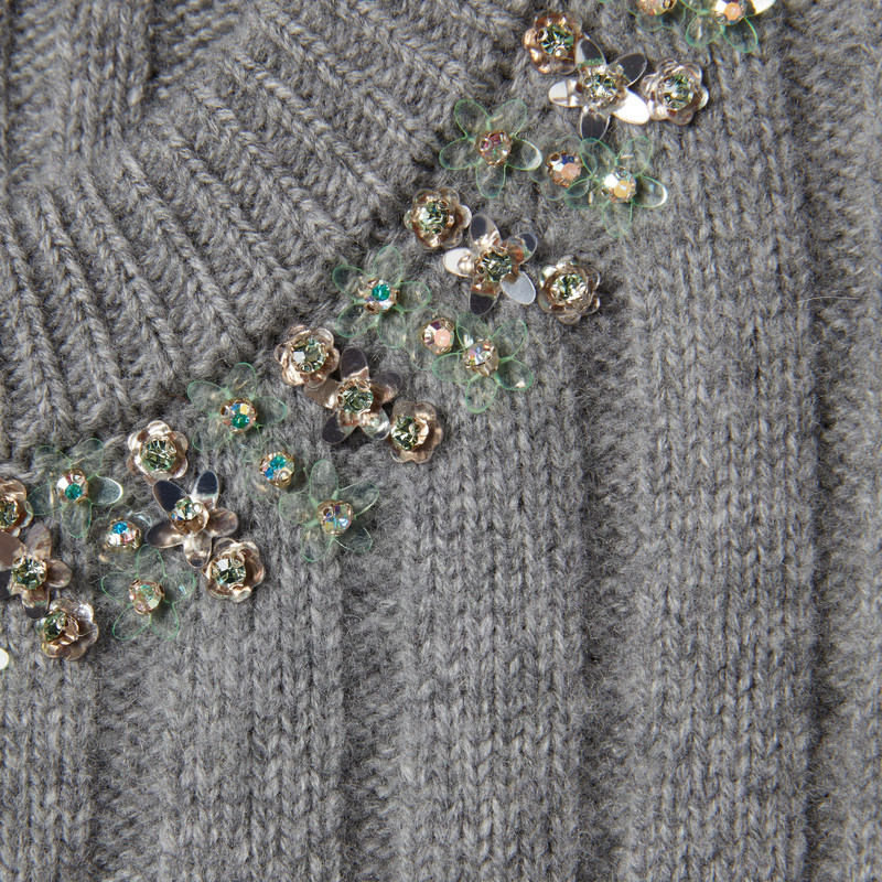 Rib soft wool and cashmere top 6
