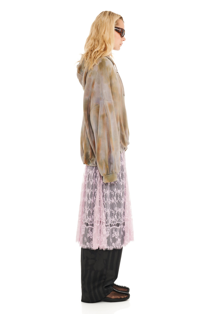 REISHI AURORA GATHERED ZIP UP HOODIE 3