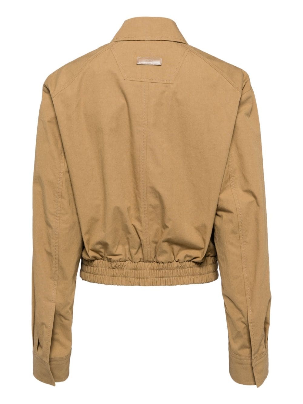 zip-up cotton jacket - 2