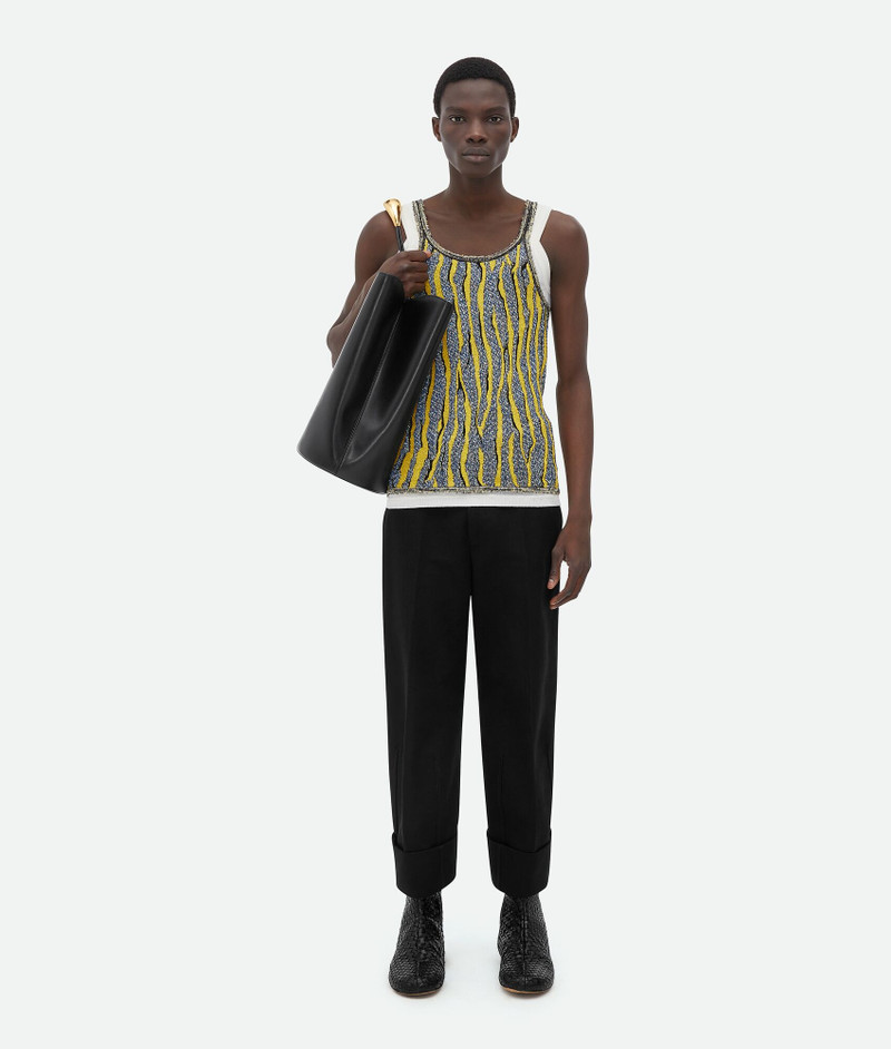 Lapeled Ottoman Light Cotton Pants 4