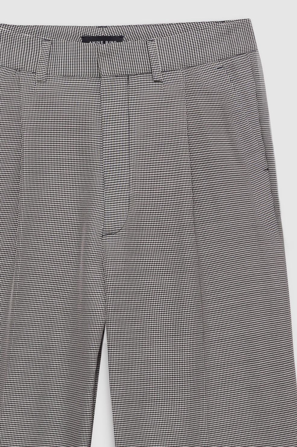 Carrie Pant - Black And White Mini Houndstooth - 4