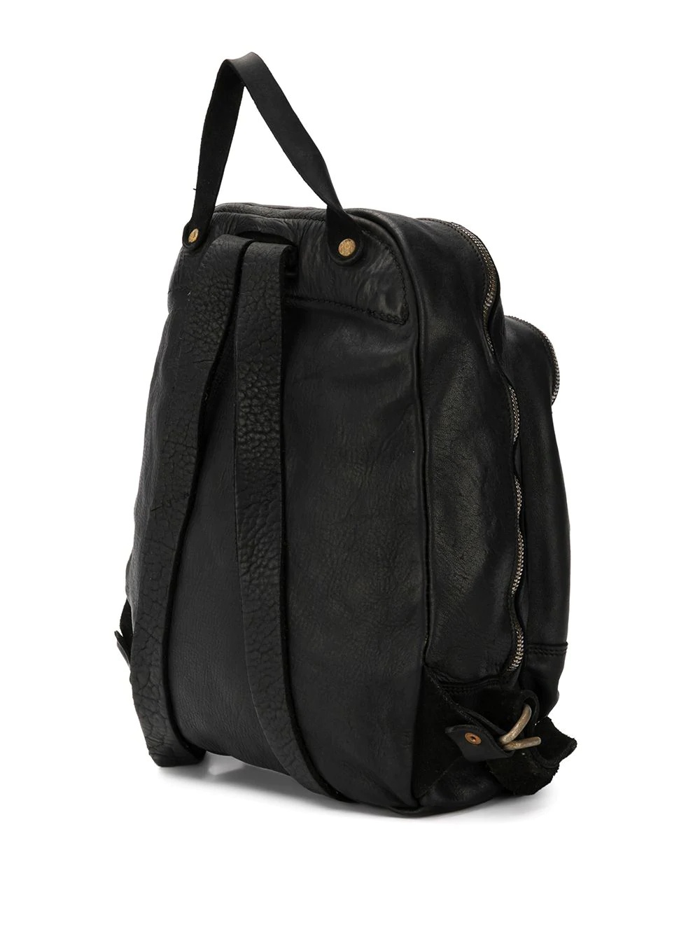 leather zipped backpacks - 3