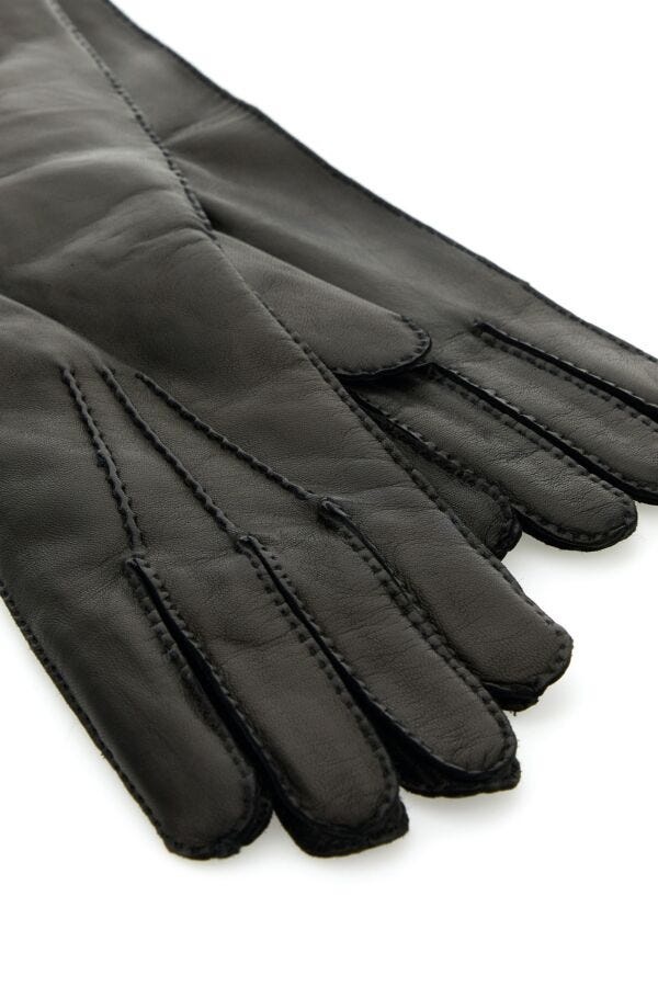 手袋 Miu Miu Black Nappa Leather Gloves Black Nappa Leather Gloves | Miu Miu