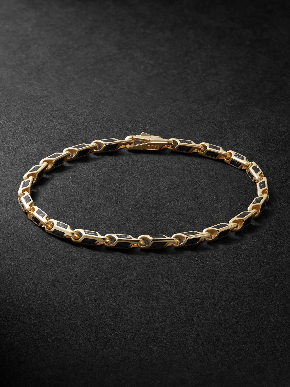 Streamline® 18-Karat Gold Forged Carbon Bracelet - 1